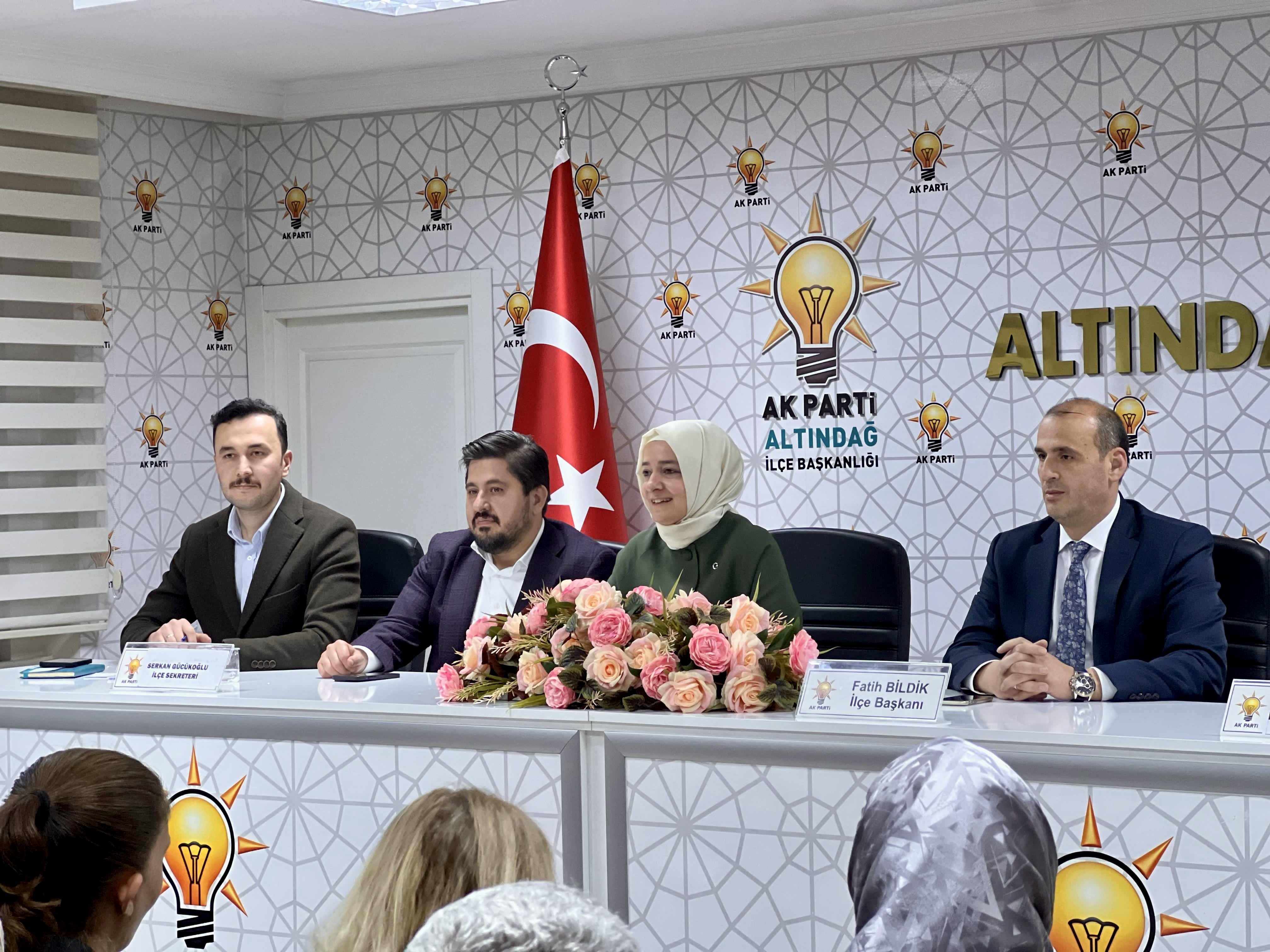 AK Parti Genel Başkan Yardımcısı Sayan’dan Altındağ İlçe Başkanlığına Ziyaret