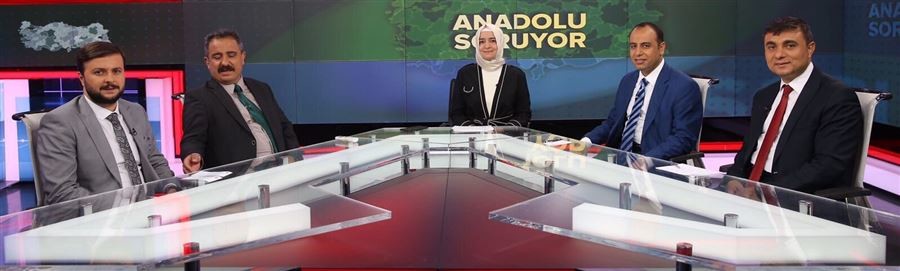 Bakan Kaya, TRT HABER'de yayınlanan "Anadolu Soruyor" programının konuğu oldu