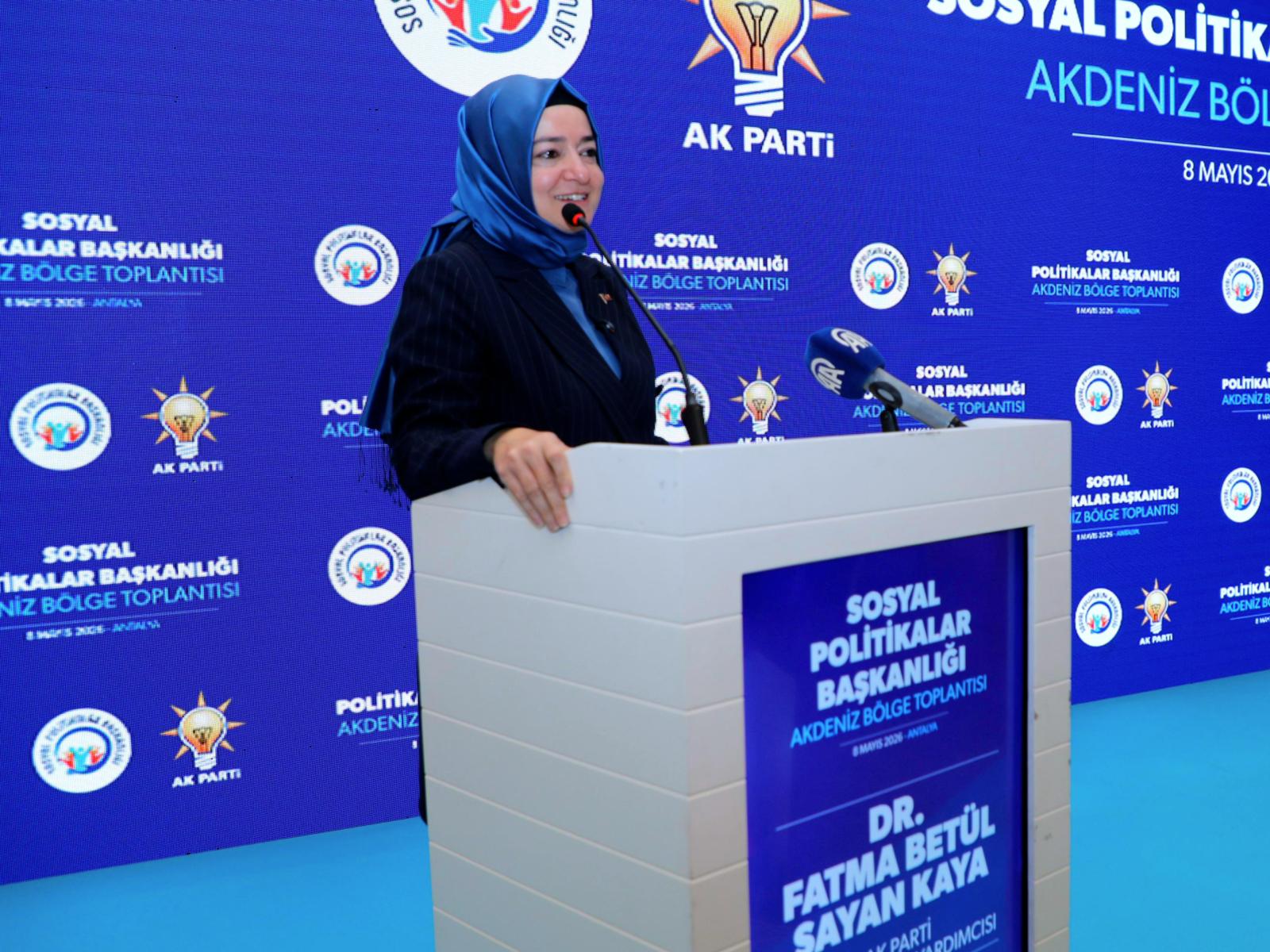 AK Parti Genel Başkan Yardımcısı Sayan Kaya, Akdeniz Bölge Toplantısı’na Katıldı