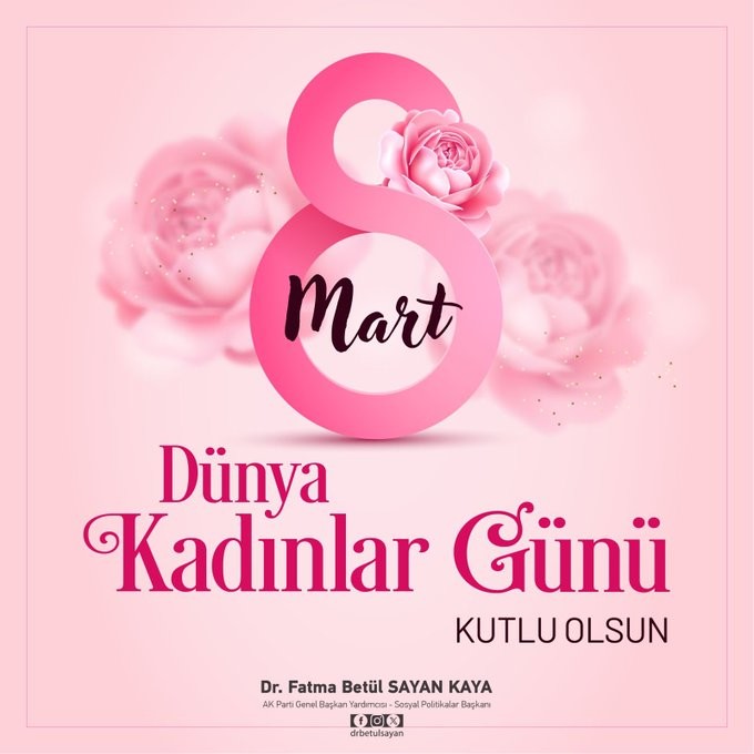 8 Mart Dünya Kadınlar Günü Mesajı