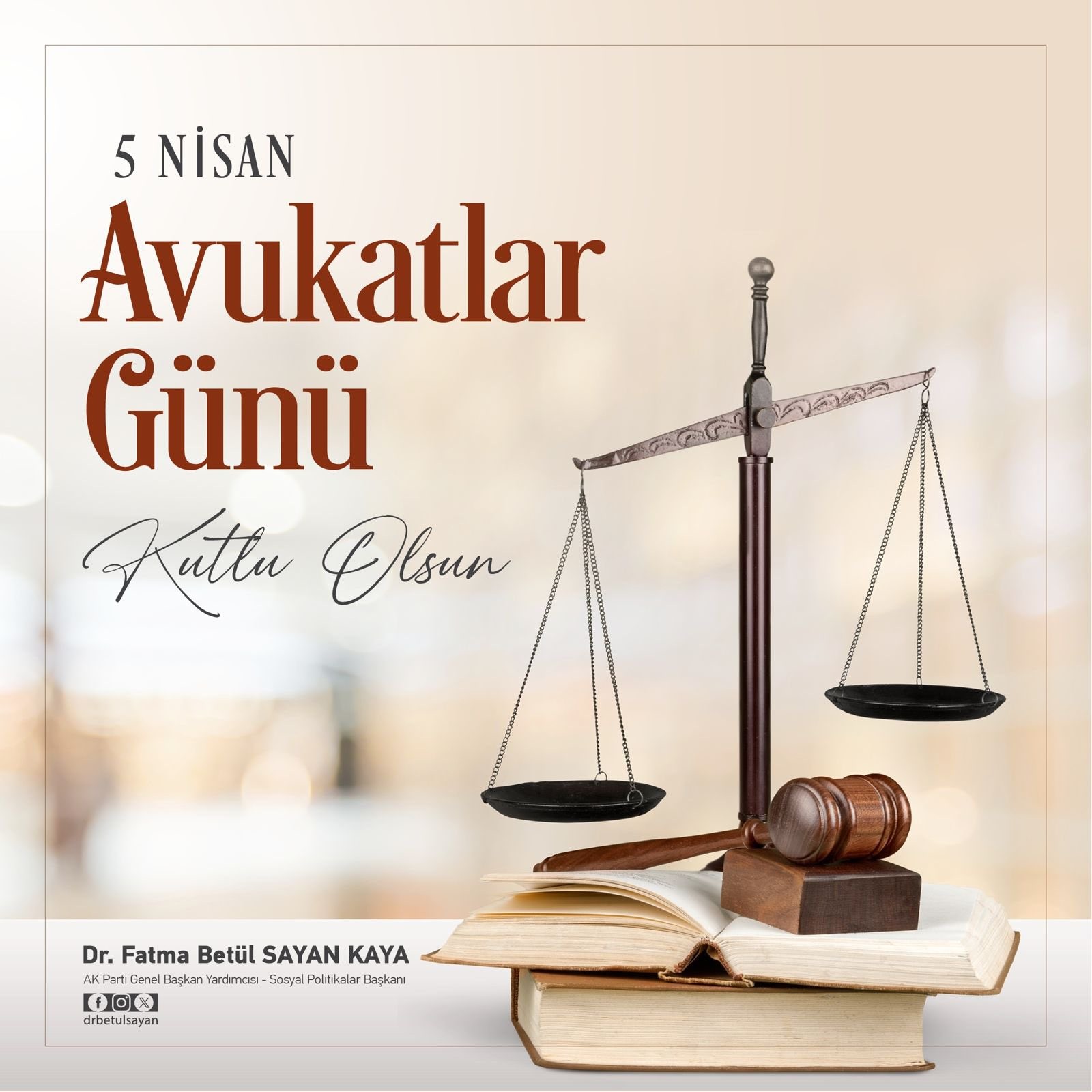 Avukatlar Günü Mesajı