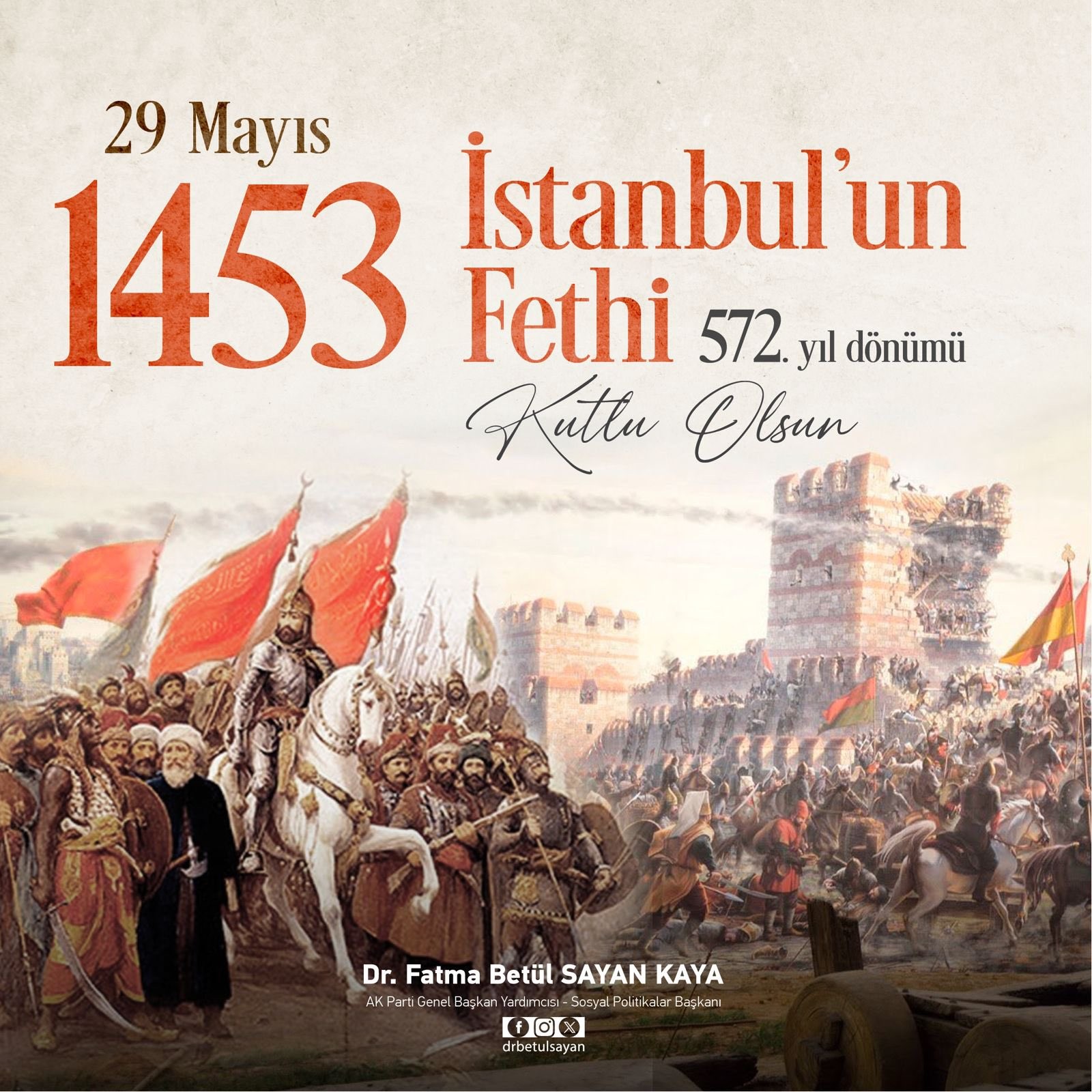 İstanbul'un Fethi Mesajı