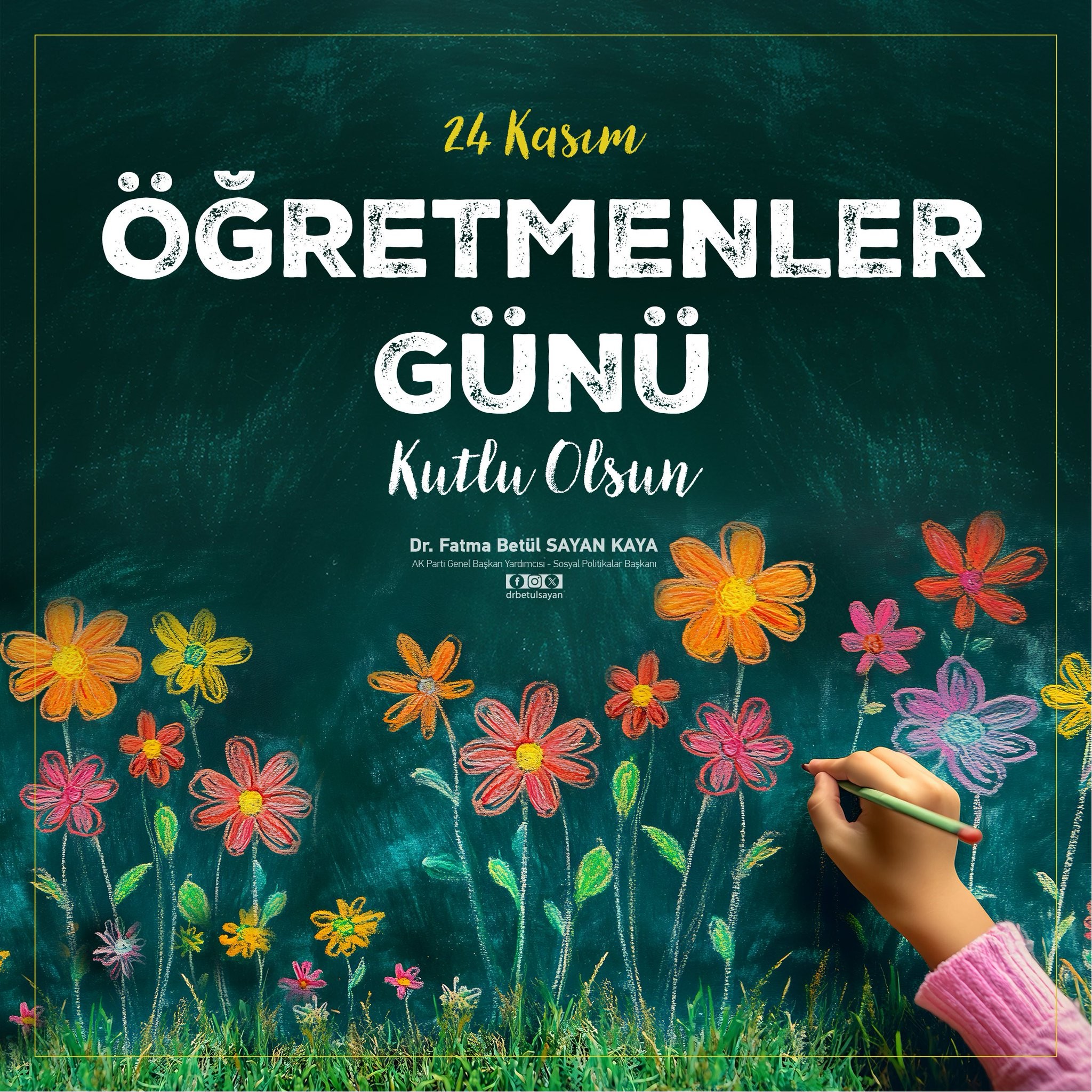 24 Kasım Öğretmenler Günü Mesajı
