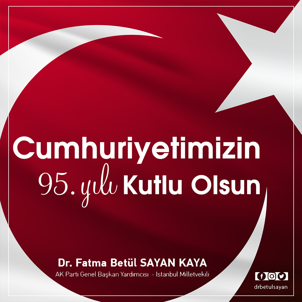 Cumhuriyet Bayramı Mesajı